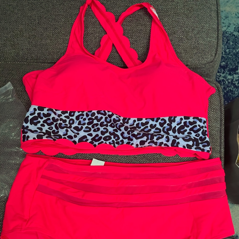 Aquanora NWOT XL High Waisted Bikini (in original packaging, never worn)